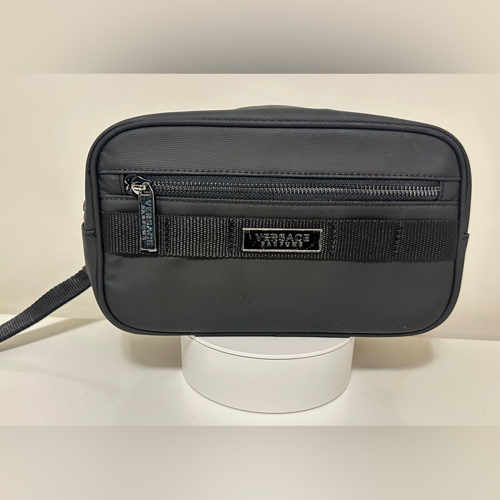 Versace Unisex Black Parfum Cosmetic Case Makeup Pouch
Toiletry Bag